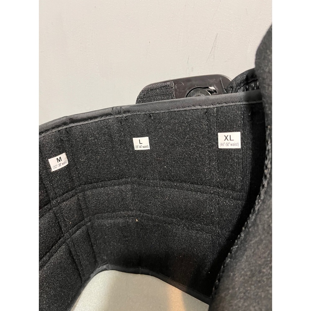 Delta LSO Lower Back Brace Adjustable Lumbar Support Pulley System Black LSO-637 - Picture 7 of 10